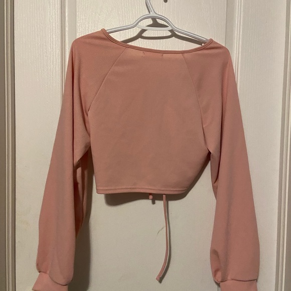ROMWE Front Scrunch Long Sleeve - Picture 2 of 3
